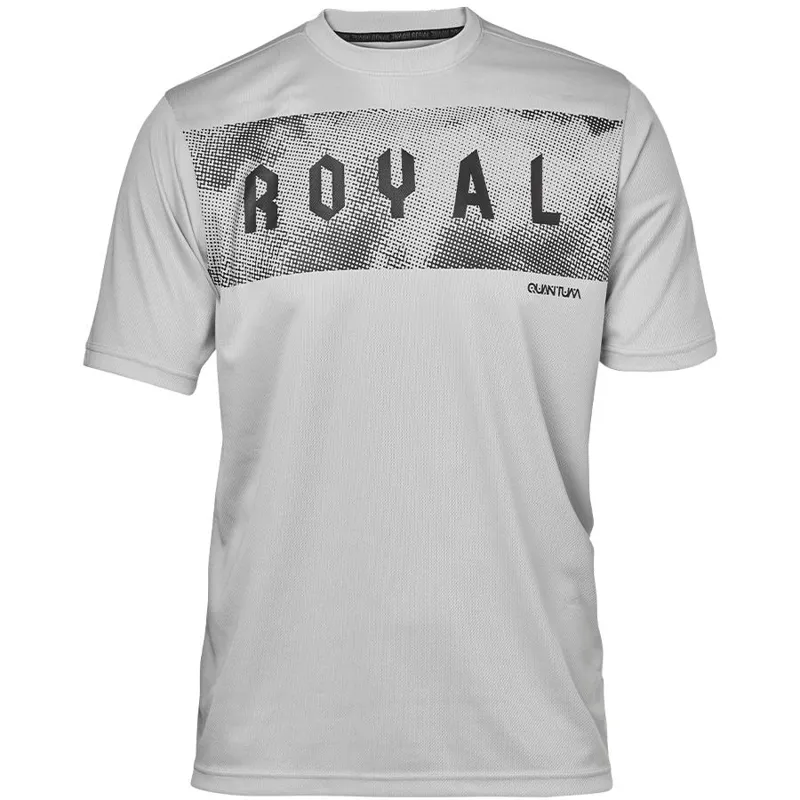 Royal Racing Quantum Short Sleeve MTB Cycling Jersey in Grey
